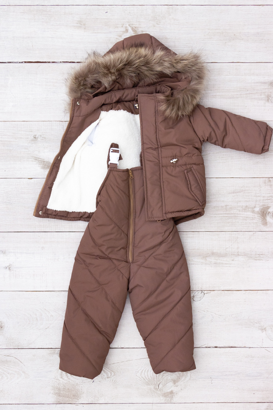 Костюм для дівчинки (куртка та комбінезон) зима